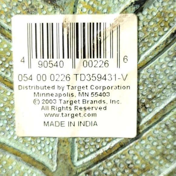 3/$25 Patina Leaf Trinket or Candle Dish - Picture 7 of 9